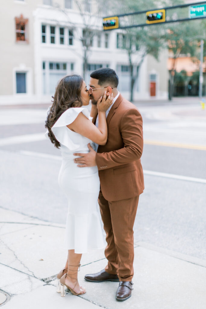 tampa, florida downtown engagement session, Le Meridien